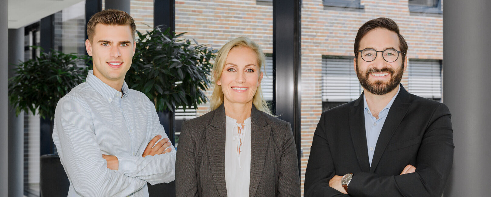 Mitarbeiter in TSR Büroräumen