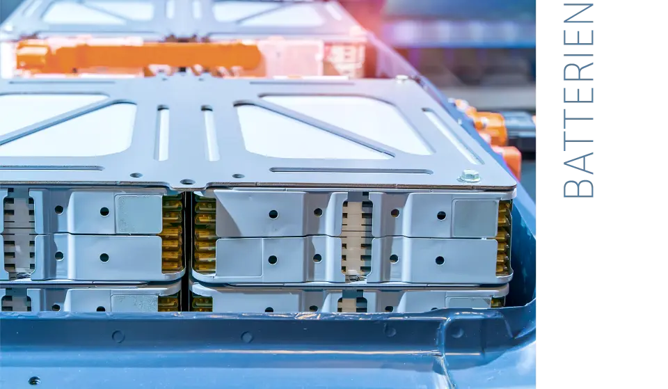 eine alte Autobatterie