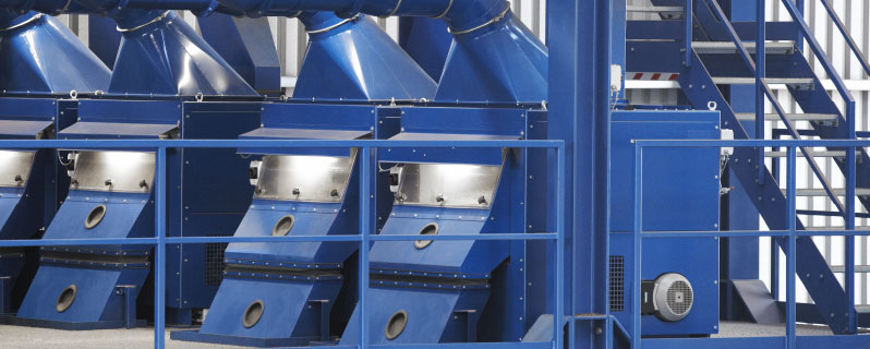 Sortierzentrum Aluminiumrecycling-Anlage