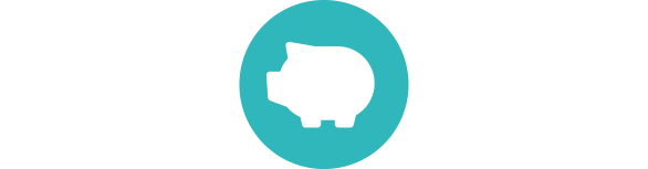 Icon weniger Kosten