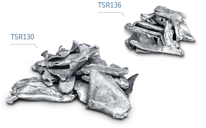 Recyclingprodukt tsr130 tsr136 Recyclingrohstoff Aluminium